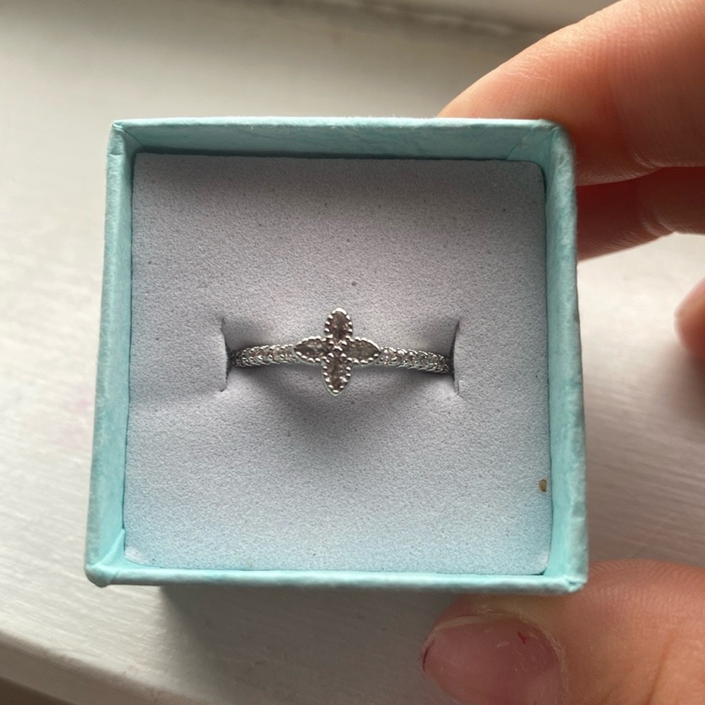 Silver Cubic Zirconia Ring